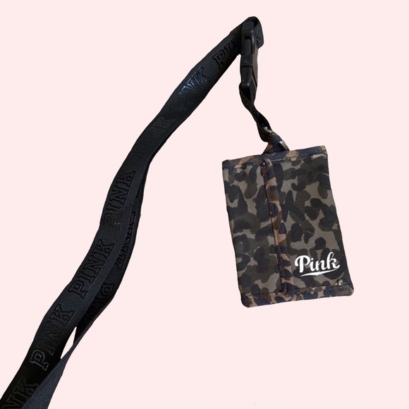 PINK Victoria's Secret Accessories - Pink VS lanyard and wallet attachment